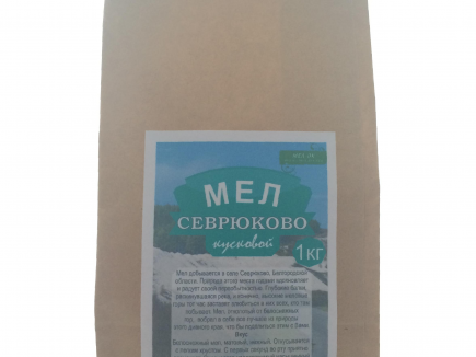 Мел Севрюково кусковой, пакет 1 кг