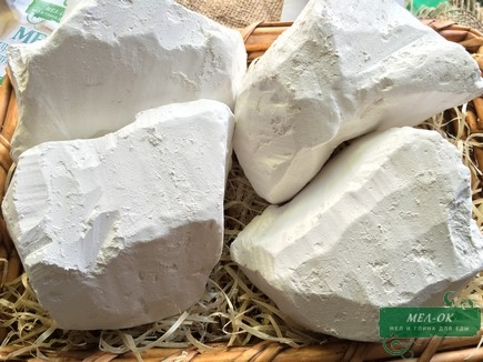 Мел Сумской кусковой, пакет 500 г