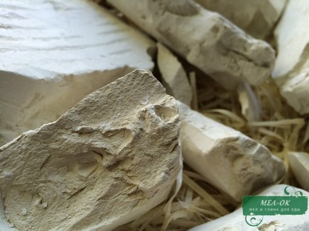 Глина Желтая кусковая, пакет 500 г