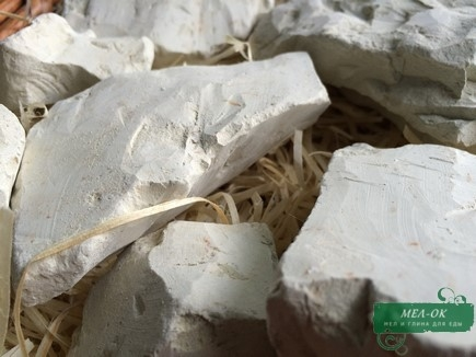 Глина Зеленая кусковая, пакет 500 г