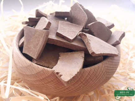 Глина Красная кусковая, пробник 100 г