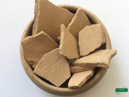 Глина Розовая кусковая, пробник 100 г