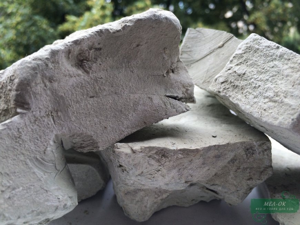 Глина Синяя кусковая, пакет 500 г