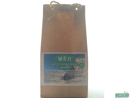 Мел Артёмовский кусковой, пакет 1 кг