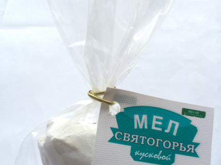 Мел Святогорья кусковой, пробник 100 г